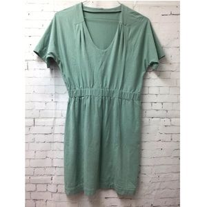 J. Crew Factory Size M Green Mini Tunic Dress